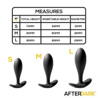 AfterDark Pimpox Conjunto de 3 Plugues Anales, imagen 2