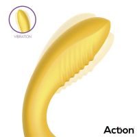 Action Two Lovers vibrador 3 en 1 de dedo y aire pulsado, imagen 5