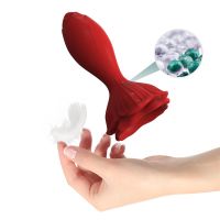 Urban Sky plug anal vibrador con base de rosa, imagen 7