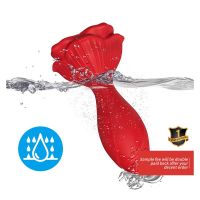 Urban Sky plug anal vibrador con base de rosa, imagen 9