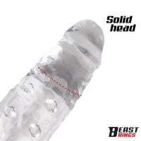 Beast Rings funda para el pene con relieves 23 cm, imagen 2