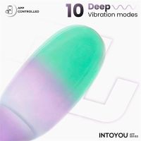 IntoYou NexEgg huevo vibrador de doble capa de silicona y app, imagen 3
