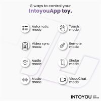Vibrador IntoYou Trixy con Vibración, Mordida y Aplicación, imagen 10