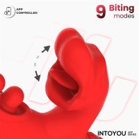 Vibrador IntoYou Trixy con Vibración, Mordida y Aplicación, imagen 7