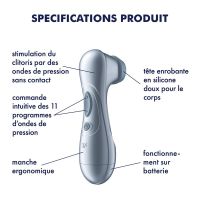 Satisfyer Pro 2 Gen 2 succionador de clítoris con pilas (azul hielo), imagen 6