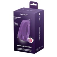 Satisfyer Men Heat vibrador con pilas (baya oscura), imagen 3