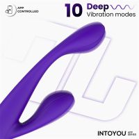 IntoYou Lyra vibrador rabbit punto G (morado), imagen 3
