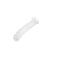 Chisa dildo de cristal con venas para principiantes 6,5"