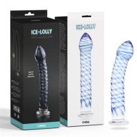 Chisa Twisted Lover dildo de cristal en espiral 7,1"