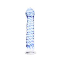 Chisa Twisted Lover dildo de cristal en espiral 7,1"