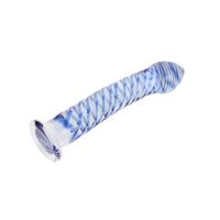 Chisa Twisted Lover dildo de cristal en espiral 7,1"