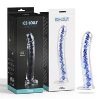 Chisa Anal Swirl dildo de cristal en espiral 6,7"