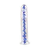 Chisa Anal Swirl dildo de cristal en espiral 6,7"