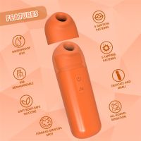 Chisa Marker Pen Vibe succionador de clitoris con golpeteo, imagen 2