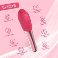Chisa Ardor Vibe - Vibrador de golpeteo con succionador de clítoris, imagen 2