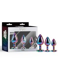 Set Chisa Rainbow Heart Plug Anal 3 Piezas Kit Iniciación, imagen 5