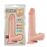 Chisa Cock Shoot Dildo Realista Doble Densidad 20cm, imagen 3