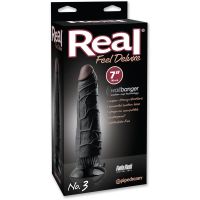 Real Feel Deluxe vibrador realista n.º 3 17,8 cm (negro), imagen 2