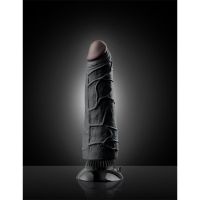 Real Feel Deluxe vibrador realista n.º 3 17,8 cm (negro)