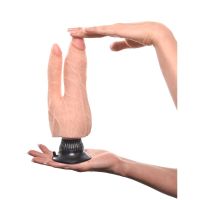 Real Feel Deluxe vibrador realista doble n.º 8 19 cm color piel, imagen 6