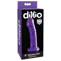 Dillio dildo Please Her 16,5 cm (morado), imagen 3