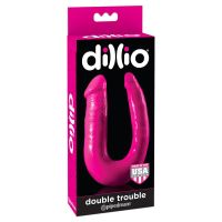 Dillio dildo Double Trouble (rosa), imagen 3