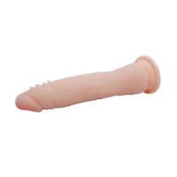Baile dildo con ventosa color natural 21 cm