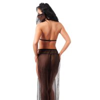 Amorable disfraz oriental negro, talla única, imagen 3