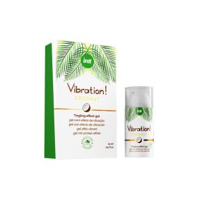 INTT vibrador líquido coco, 100% vegano, efecto calor