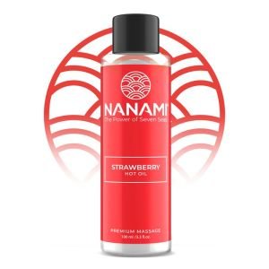 Nanami aceite de masaje caliente fresa dulce con efecto calor