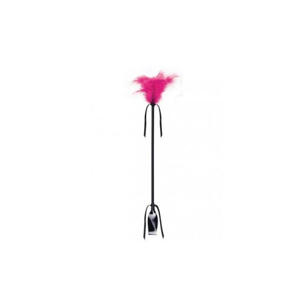 Secret Play plumero fucsia y fusta