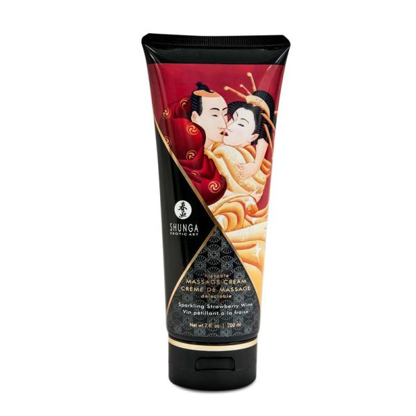 Shunga crema de masaje aroma vino