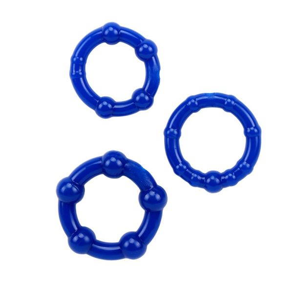 Chisa Anillos para el Pene con Cuentas - Azul