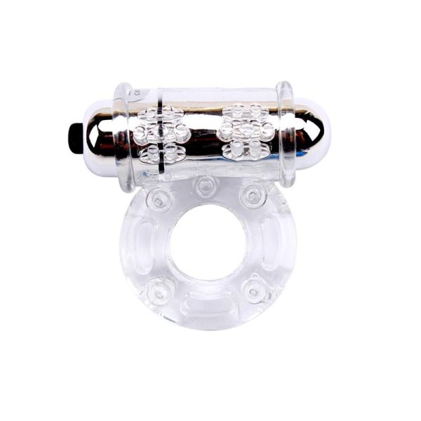 Anillo bull vibrador Chisa, transparente