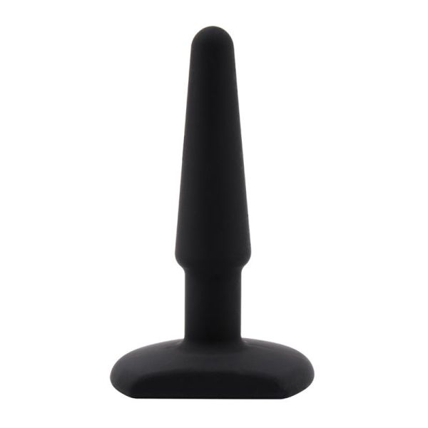 Plug anal Chisa 4" de silicona (negro)