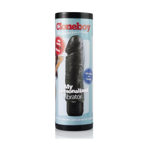 Cloneboy dildo con vibración (negro)