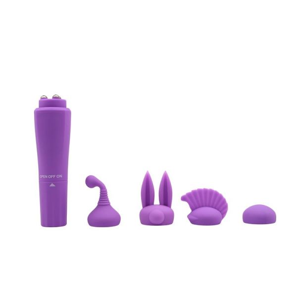 Estimulador Chisa con 4 cabezas Sweet (morado)
