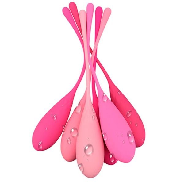 Adalet set de 6 bolas kegel de silicona