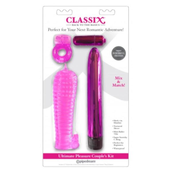 Classix Ultimate Pleasure kit para parejas (rosa)