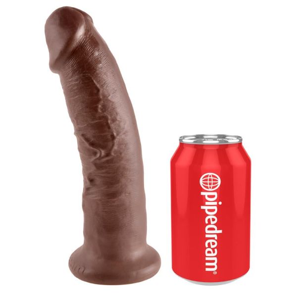 King Cock dildo 9" (marrón)
