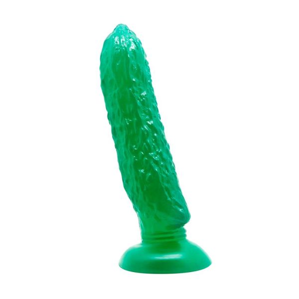 Baile dildo con forma de pepino