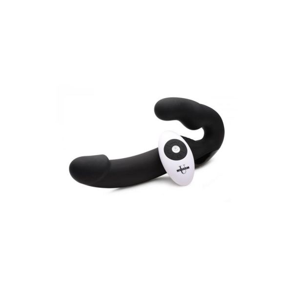 Strap U Urge strap-on sin arnés vibrador (negro)