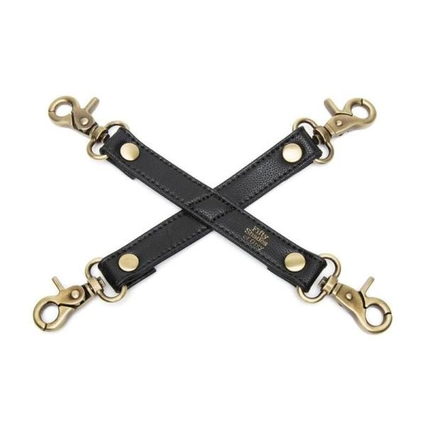 Fifty Shades of Grey Bound to You hogtie de cuero sintético