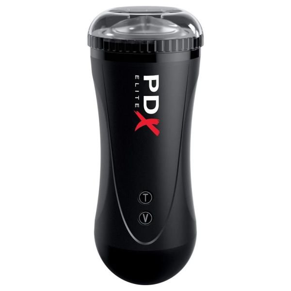 PDX Elite Moto Stroker masturbador con boca