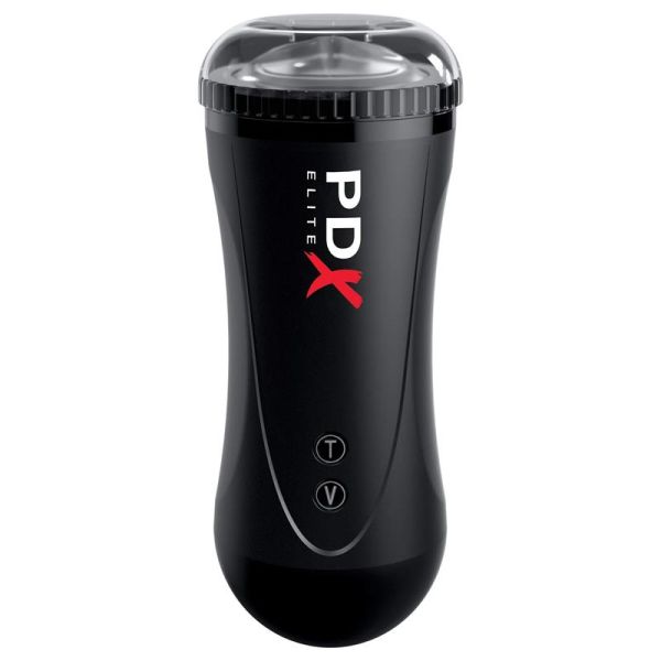 PDX Elite Moto Stroker masturbador con boca