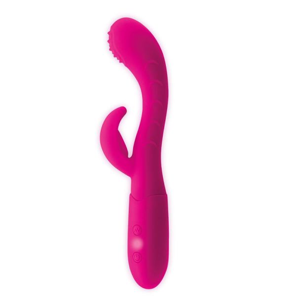 Goodies Cakey vibrador punto G y rabbit (fucsia)
