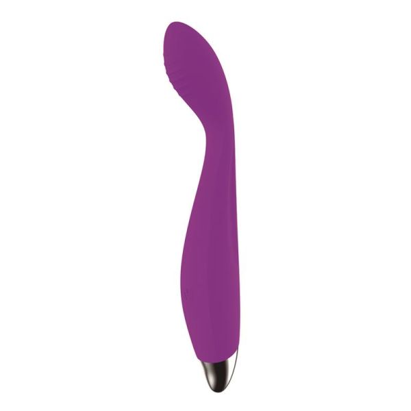 Action No. Ten vibrador punto G hiperflexible con carga magnética