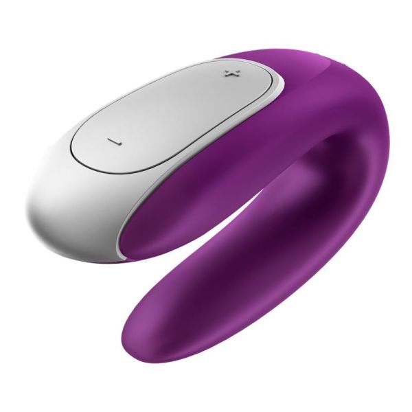 Satisfyer Double Fun vibrador para parejas (violeta)