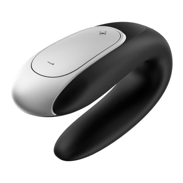 Satisfyer Double Fun vibrador para parejas (negro)