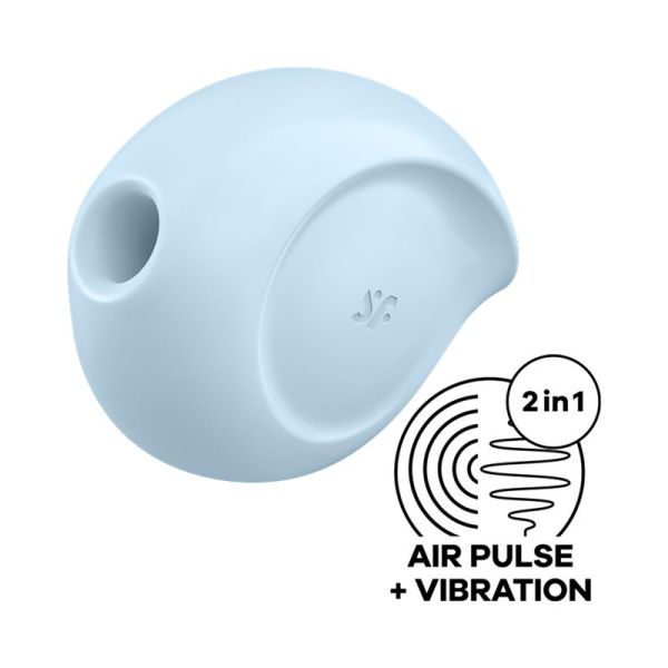Satisfyer Sugar Rush Succionador de Clítoris y Vibrador (Azul)